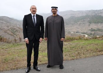 Azərbaycan və Birləşmiş Ərəb Əmirliklərinin prezidentləri Şuşa rayonunun Daşaltı kəndində