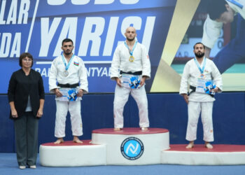 Veteran idmançılar arasında cüdo yarışı keçirilib