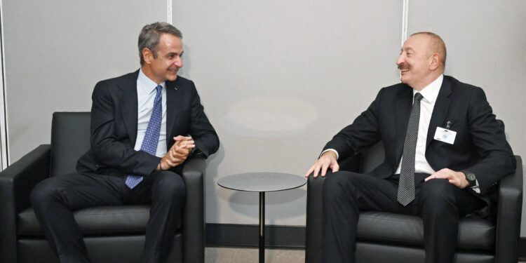 İlham Əliyev BMT-nin Nyu-Yorkdakı mənzil-qərargahında Yunanıstanın Baş naziri ilə görüşüb