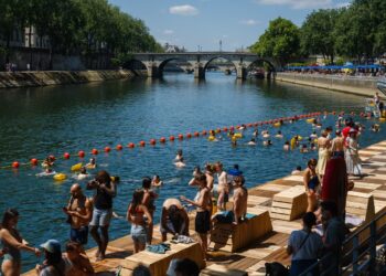 Parisdə Sena çayı təmizləndi