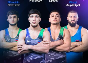 Sərbəst güləşçilər Dünya Çempionatı 3 medalla başladı