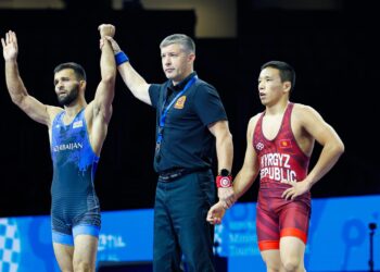 Eldəniz Əzizli Azərbaycan güləşində yeni rekorda imza atdı