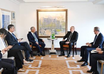 İlham Əliyev Nyu-Yorkda Portuqaliya Prezidenti ilə görüşüb