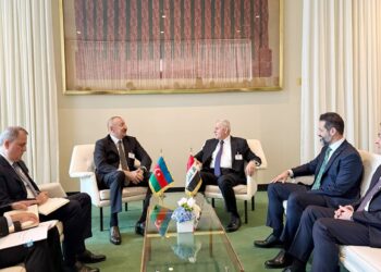 İlham Əliyev BMT-nin Nyu-Yorkdakı mənzil-qərargahında İraq Prezidenti ilə görüşüb