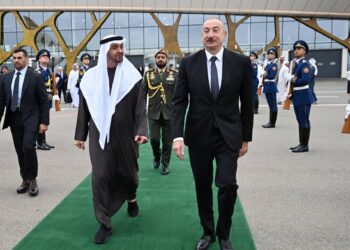 Birləşmiş Ərəb Əmirliklərinin Prezidentinin Azərbaycana rəsmi səfəri başa çatıb