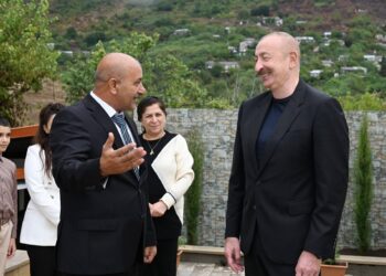 İlham Əliyev Xocavənd rayonunun Sos kəndində olub