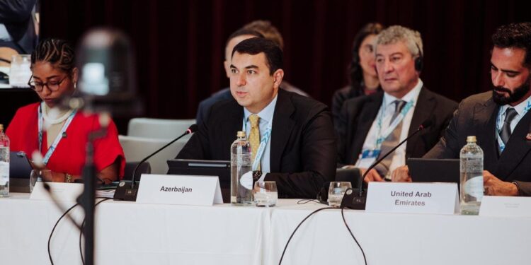 Mədəniyyət naziri Adil Kərimli UNESCO-nun MONDIACULT 2025 konfransı çərçivəsində keçirilən Üçüncü Yüksək Səviyyəli Nazirlər Dialoqunda çıxış edib