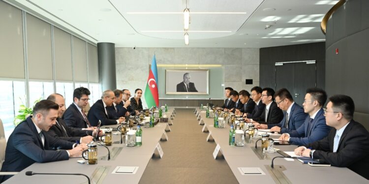 “PowerChina Resources Ltd.” şirkətinin sədri ilə görüş keçirlib