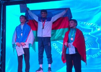 İdmançılarımız Türkdilli Dövlətlərin Universiadasında