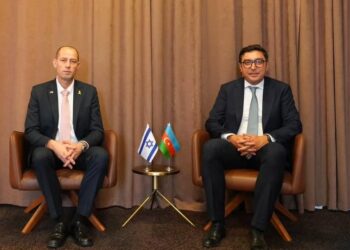 Nazir Fərid Qayıbov İsrail Dövlətinin ölkəmizdəki Səfiri Ronen Krauszu qəbul edib