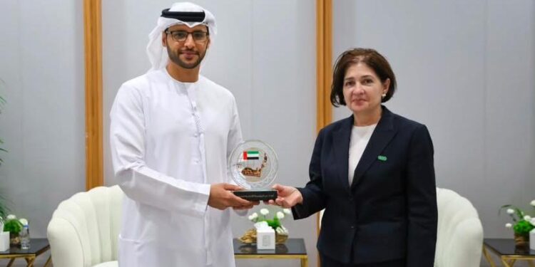 İndira Hacıyeva Mohammed Raşid Al Nuaymi ilə görüşüb