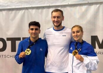 Batutçularımız Almaniyada dünya kubokunda qızıl medal qazanıblar