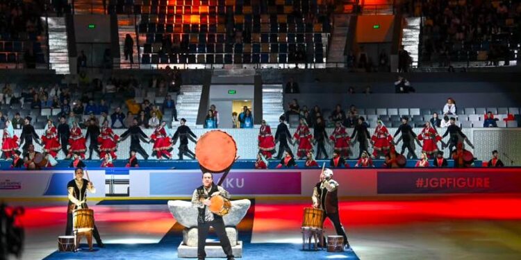 Fiqurlu konkisürmə üzrə Qran-Pri yarışının rəsmi açılış mərasimi baş tutub