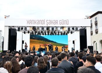 Xankəndidə ilk Şəhər Günü geniş konsert proqramı və atəşfəşanlıqla başa çatıb