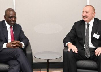 İlham Əliyev BMT-nin Nyu-Yorkdakı mənzil-qərargahında Keniya Prezidenti ilə görüşüb