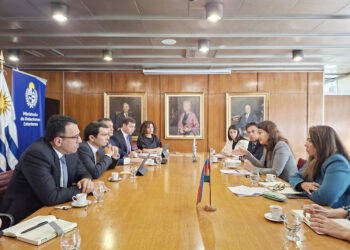 İqtisadiyyat nazirinin birinci müavini Elnur Əliyev Uruqvaya səfər edib