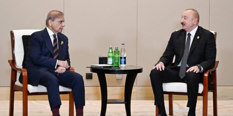 Azərbaycan Respublikasının Prezidenti İlham Əliyevin Pakistanın Baş naziri ilə görüşü olub