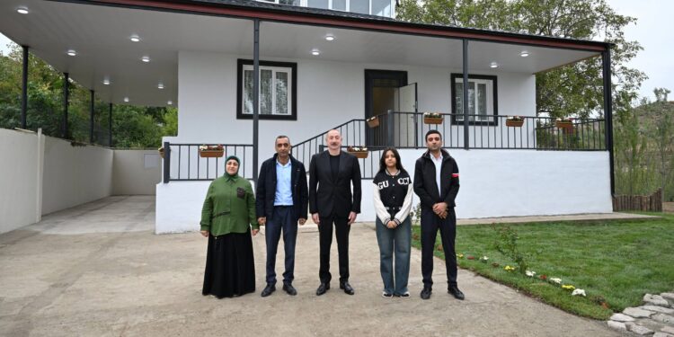 İlham Əliyev Xocalı rayonunun Daşbulaq kəndində olub