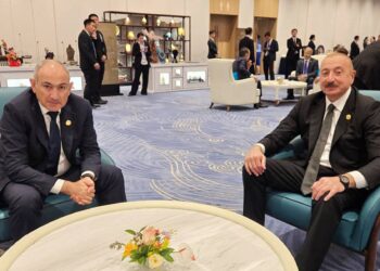 Azərbaycan Respublikasının Prezidenti İlham Əliyevin Ermənistanın Baş naziri Nikol Paşinyan ilə görüşü olub