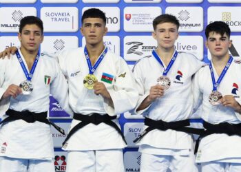 Cüdoçularımız Avropa çempionatına 2 qızıl və 1 bürünc medalla başladı