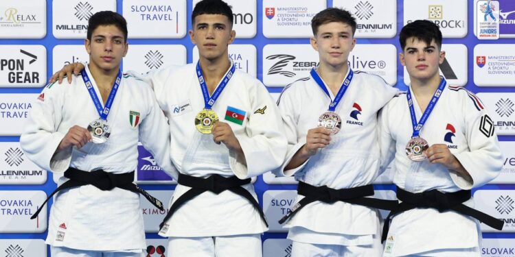 Cüdoçularımız Avropa çempionatına 2 qızıl və 1 bürünc medalla başladı