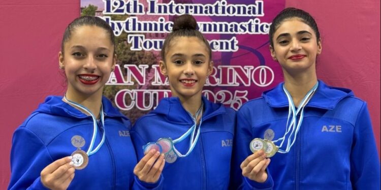 San-Marinoda gimnastlarımızın uğurlu çıxışı