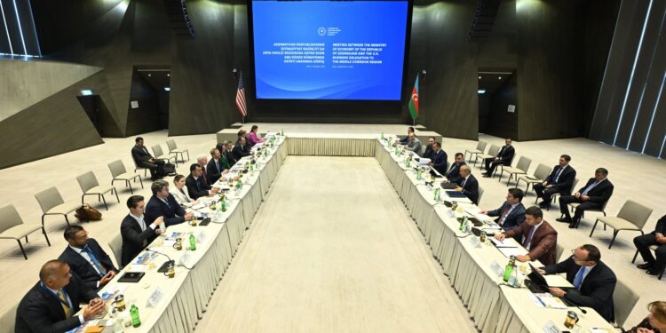 ABŞ-ın Orta Dəhliz üzrə Sertifikatlaşdırılmış Ticarət Missiyasının nümayəndələri ilə görüşdə