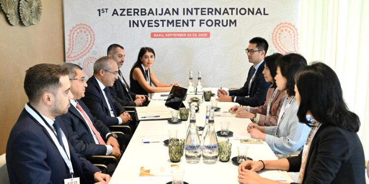 “Silk Road Fund”un idarəedici direktoru ilə görüş keçirilib