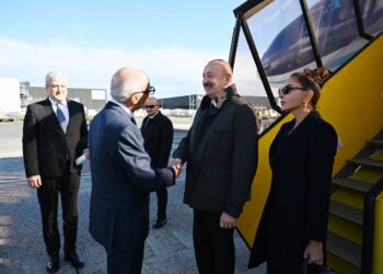 İlham Əliyev Danimarkaya işgüzar səfərə gəlib