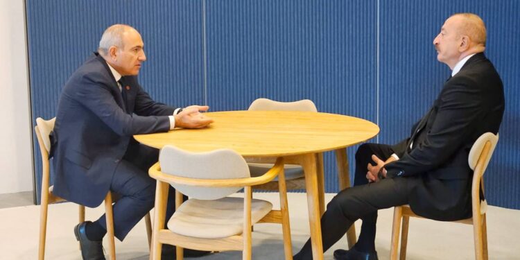 İlham Əliyevin Kopenhagendə Ermənistanın Baş naziri Nikol Paşinyan ilə görüşü olub