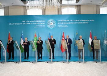 Türkmənistan tərəfindən Füzulidə tikiləcək məscidin onlayn formatda təməli qoyulub