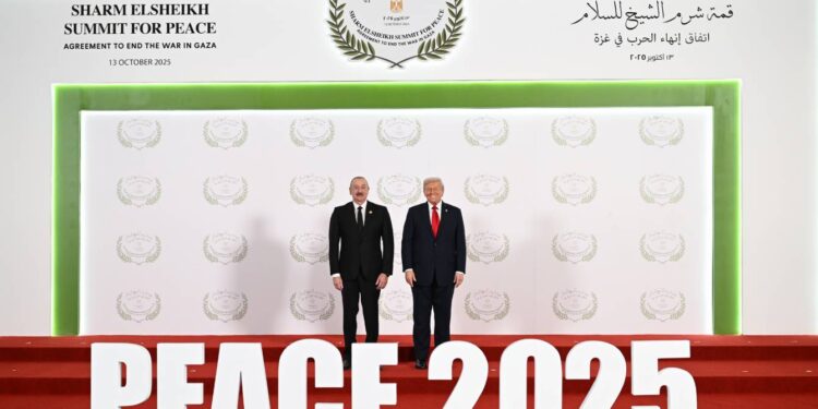 İlham Əliyev Donald Tramp ilə görüşüb