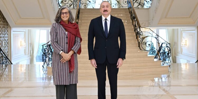 İlham Əliyev BMT-nin Məskunlaşma Proqramının icraçı direktorunu qəbul edib