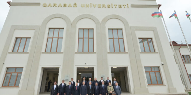 Türkiyənin Ali Təhsil Şurasının sədri Qarabağ Universitetində olub