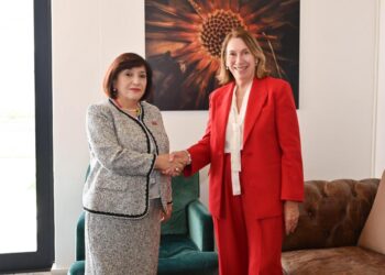 Milli Məclisin sədri Sahibə Qafarova Avstraliya Senatının sədri ilə görüşüb