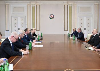 İlham Əliyev Estoniyanın xarici işlər nazirini qəbul edib