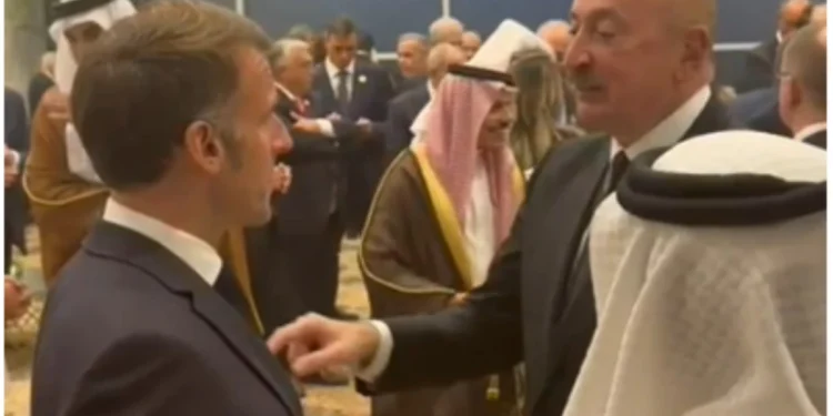 İlham Əliyev Bəhreyn və Fransa liderləri ilə görüşdü