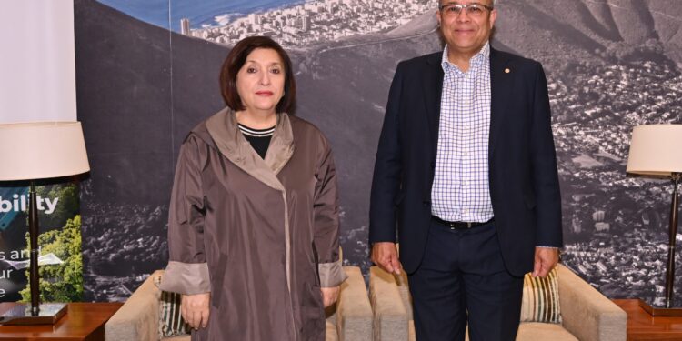 Milli Məclisin sədri Sahibə Qafarova Cənubi Afrika Respublikasına işgüzar səfərə gəlib