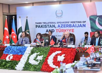 İslamabadda Azərbaycan-Pakistan-Türkiyə Parlament Sədrlərinin Üçüncü Üçtərəfli Görüşünün açılış mərasimi keçirilib