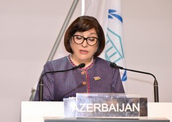 Milli Məclisin sədri Sahibə Qafarova Parlamentlərarası İttifaqın Assambleyasında çıxış edib