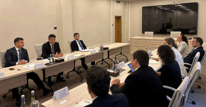 Maliyyə Nazirliyində Almaniya şirkətlərinin nümayəndələri ilə görüş keçirilib