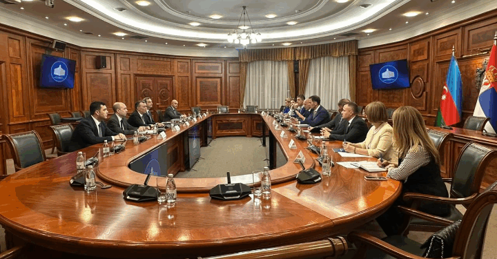 Maliyyə naziri Sahil Babayev Serbiyada ikitərəfli görüşlər keçirib