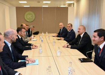 İlham Əliyevin Kopenhagendə Fransa Prezidenti ilə görüşü olub