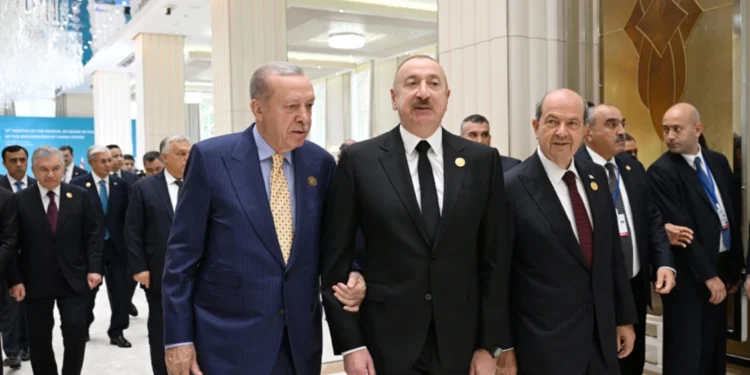 Türk dünyası liderlərinin Qəbələ görüşündən görüntülər