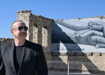 İlham Əliyev Cəbrayıl rayonunun Horovlu kəndinin birinci mərhələsinin açılışında iştirak edib