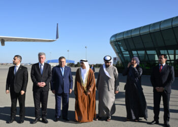 Birləşmiş Ərəb Əmirliklərinin Federal Milli Şurasının sədri Azərbaycana rəsmi səfərə gəlib