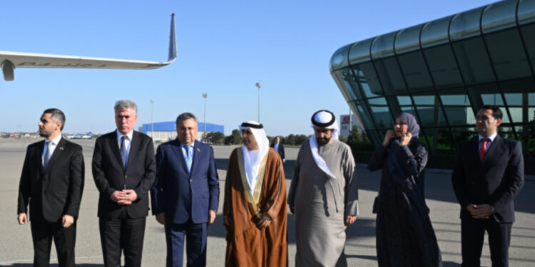 Birləşmiş Ərəb Əmirliklərinin Federal Milli Şurasının sədri Azərbaycana rəsmi səfərə gəlib