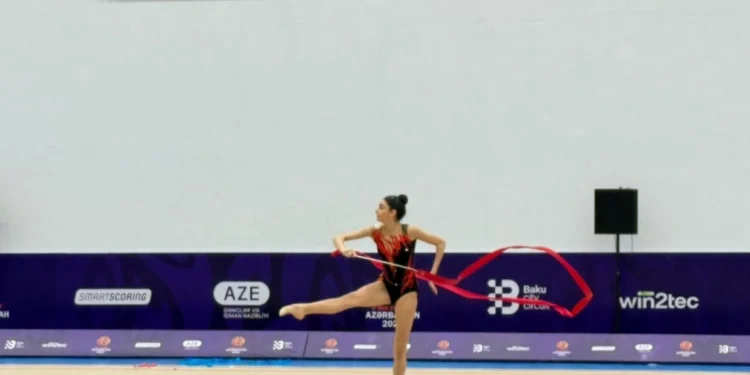Azərbaycan bədii gimnastı III MDB Oyunlarında gümüş medal qazanıb