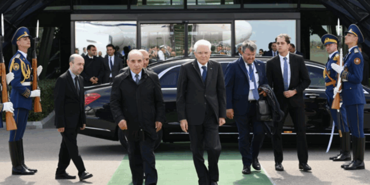 İtaliya Prezidentinin Azərbaycana səfəri başa çatıb