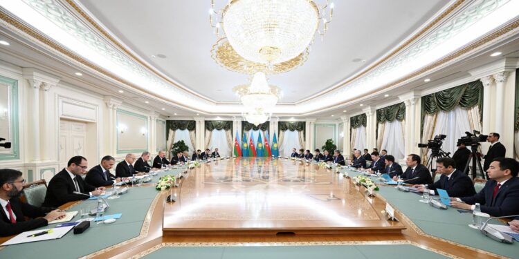 Astanada Azərbaycan-Qazaxıstan Ali Dövlətlərarası Şuranın ikinci iclası keçirilib